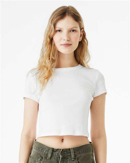 Women's Micro Rib Baby Tee -  - 11600