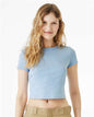 Women's Micro Rib Baby Tee -  - 11600