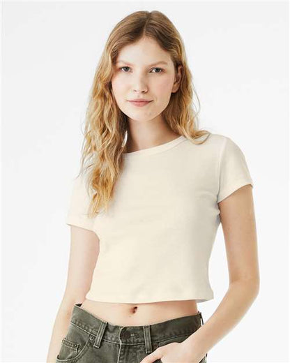 Women's Micro Rib Baby Tee -  - 11600