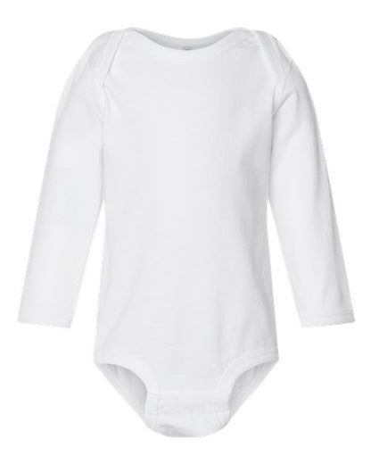 Infant Fine Jersey Long Sleeve Bodysuit -  - 11662