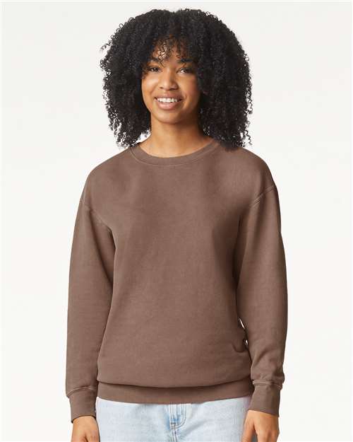 Unisex Garment-Dyed Lightweight Fleece Crewneck Sweatshirt -  - 11675 - Toronto Screen Printing- Color