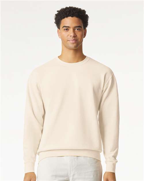 Unisex Garment-Dyed Lightweight Fleece Crewneck Sweatshirt -  - 11675 - Toronto Screen Printing- Color