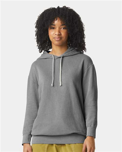 Unisex Garment-Dyed Lightweight Fleece Hooded Sweatshirt -  - 11676