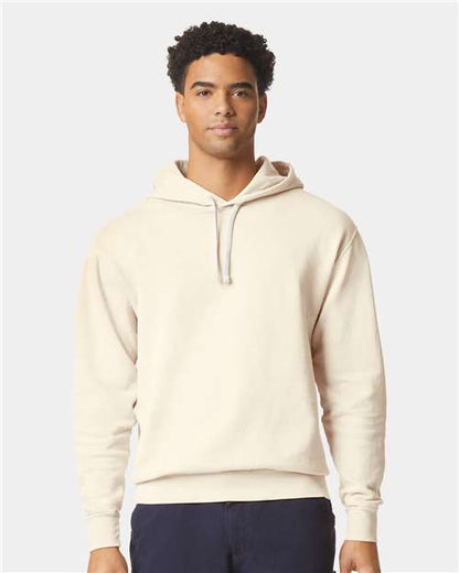 Unisex Garment-Dyed Lightweight Fleece Hooded Sweatshirt -  - 11676