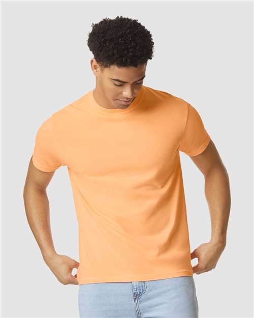 Unisex Garment-Dyed Heavyweight T-Shirt - Neon Cantaloupe -  - 1822