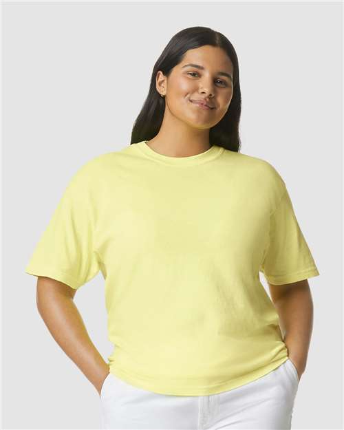 Unisex Garment-Dyed Heavyweight T-Shirt - Neon Lemon -  - 1822