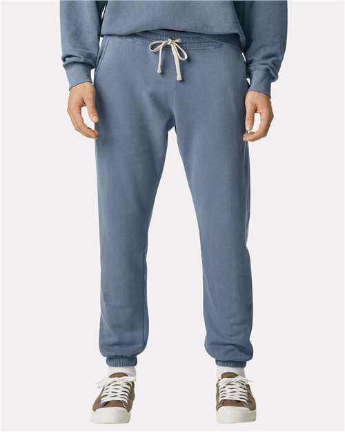 Unisex Garment-Dyed Lightweight Fleece Sweatpants -  - 11678