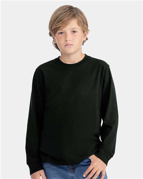 Youth Cotton Long Sleeve T-Shirt -