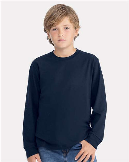 Youth Cotton Long Sleeve T-Shirt -  - 11737