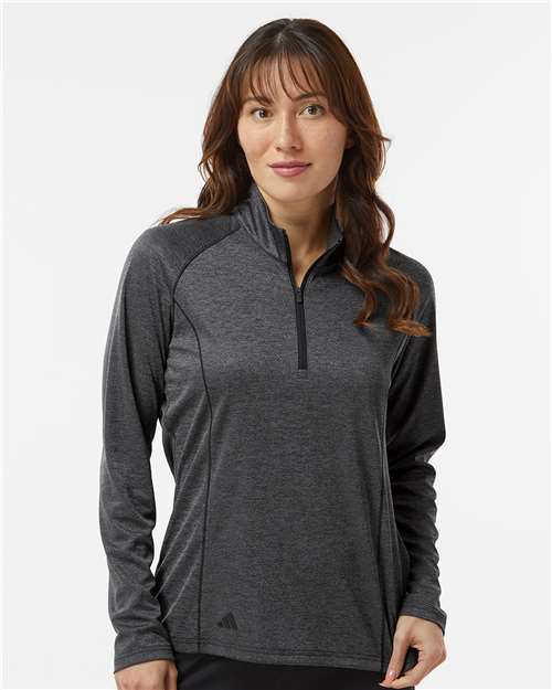Women's Space Dyed Quarter-Zip Pullover -  - 11961 - Toronto Screen Printing- Color