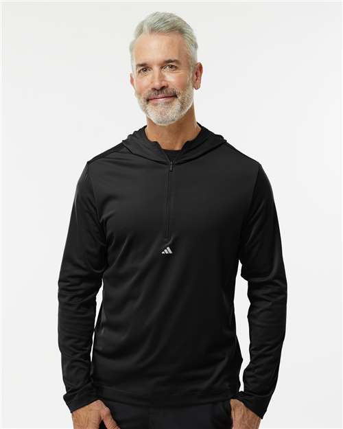 Men's Lightweight Quarter-Zip Hooded Pullover -  - 11963 - Toronto Screen Printing- Color