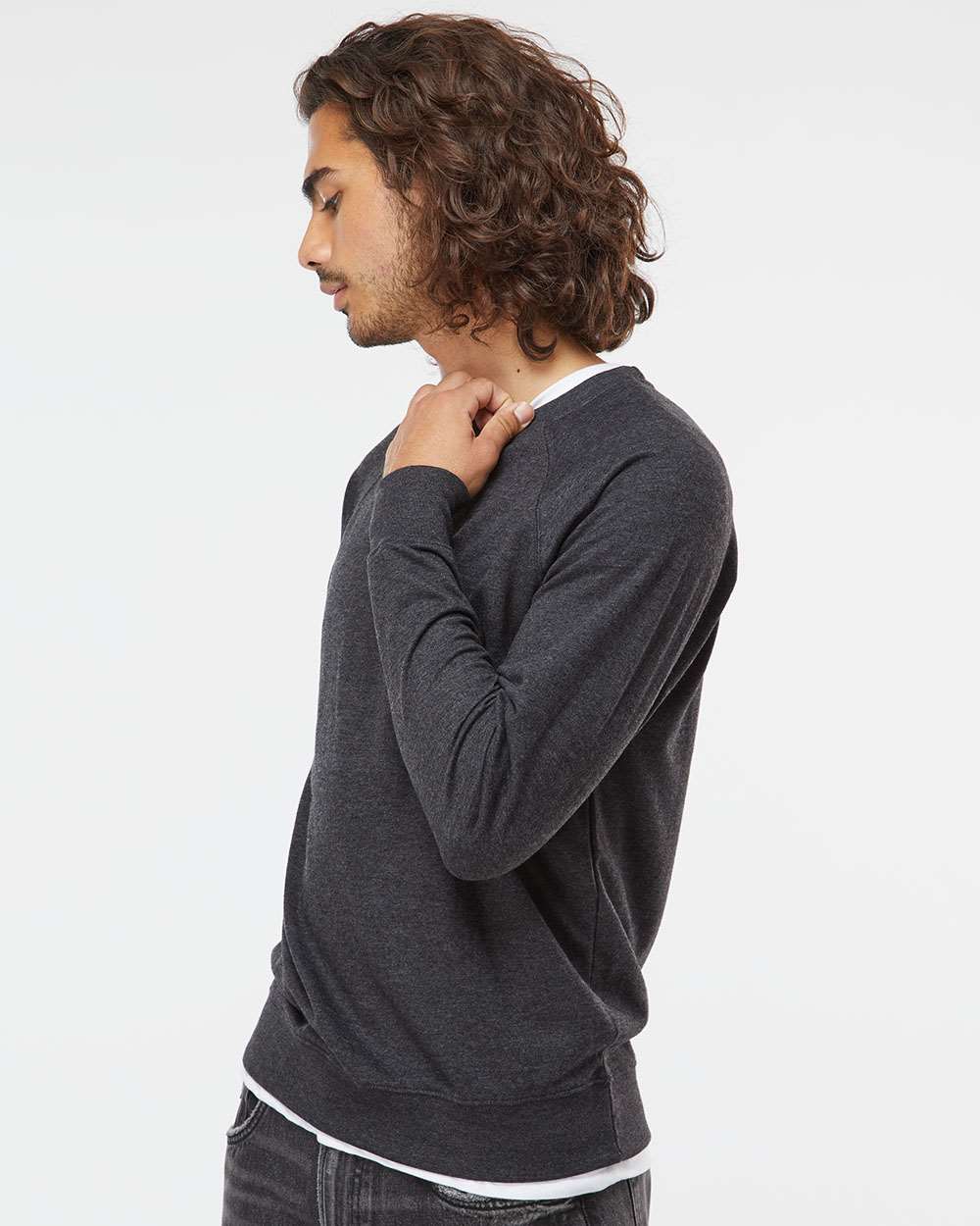 Independent Trading Co. Icon Lightweight Loopback Terry Crewneck Sweatshirt SS1000C