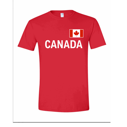 Canada World Football Fan Tee – Red