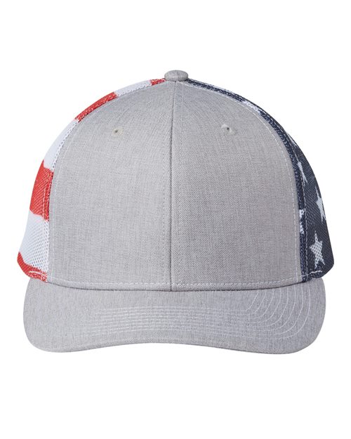 Printed Mesh Trucker Cap -  - 11054