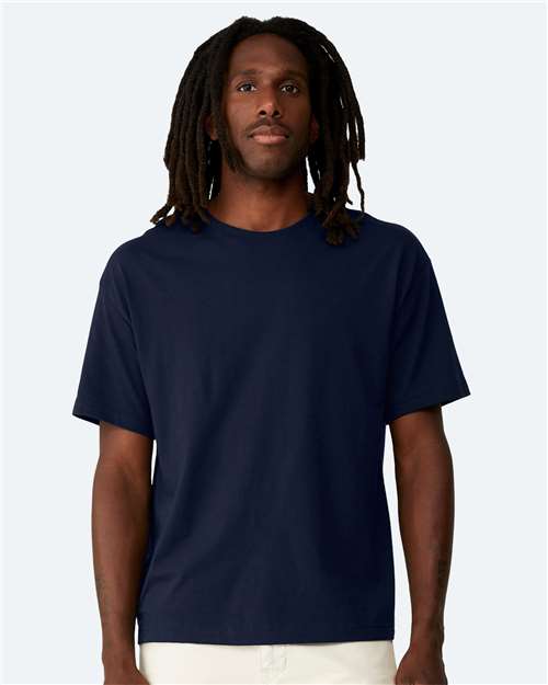 6 oz. Heavyweight Tee - Navy -  - 8512