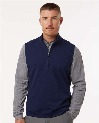Men's Club Quarter-Zip Vest -  - 12206