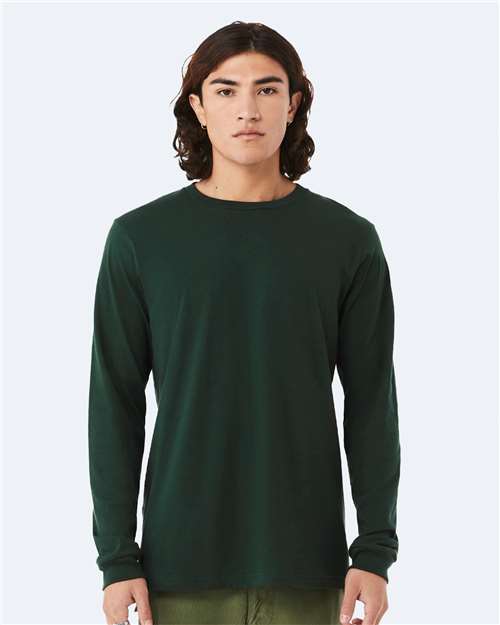 Unisex Jersey Long Sleeve Tee - Forest -  - 123