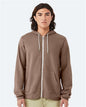 Unisex Sponge Fleece Full-Zip Hoodie Sweatshirt - Vintage Brown -  - 2769