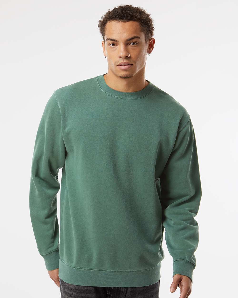 Independent Trading Co. Midweight Pigment-Dyed Crewneck Sweatshirt PRM3500