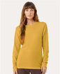 Heather CVC Long Sleeve Tee - Heather Mustard -  - 10629