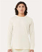 Heather CVC Long Sleeve Tee - Heather Natural -  - 10629