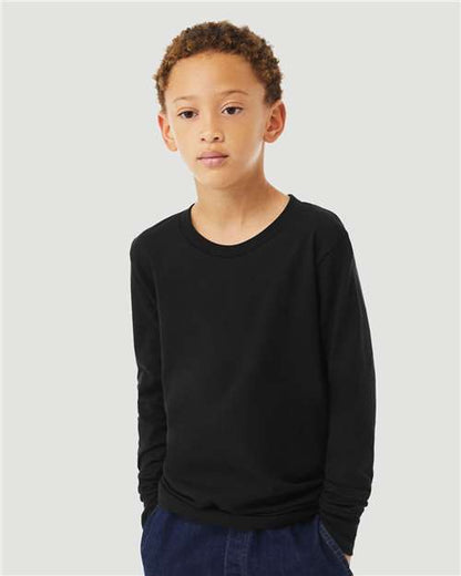 Youth Heather CVC Long Sleeve Tee -  - 12120