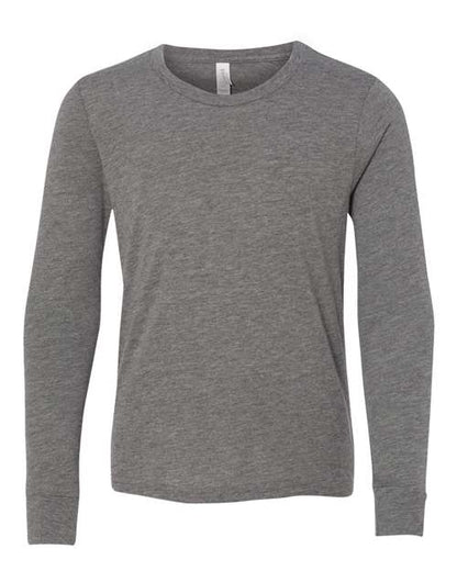 Youth Triblend Long Sleeve Tee -  - 12121