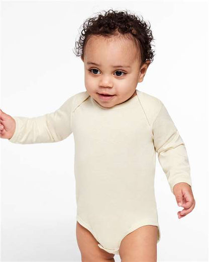 Infant Fine Jersey Long Sleeve Bodysuit -  - 11662