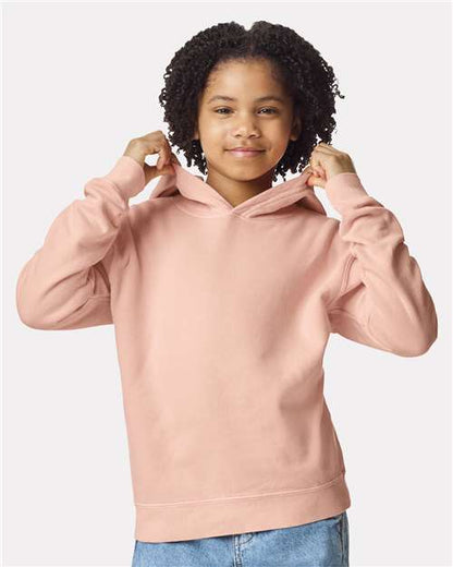 Youth Garment-Dyed Lightweight Fleece Hooded Sweatshirt -  - 12441