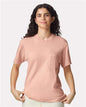 Unisex Garment-Dyed Heavyweight Pocket T-Shirt - Peachy -  - 1963