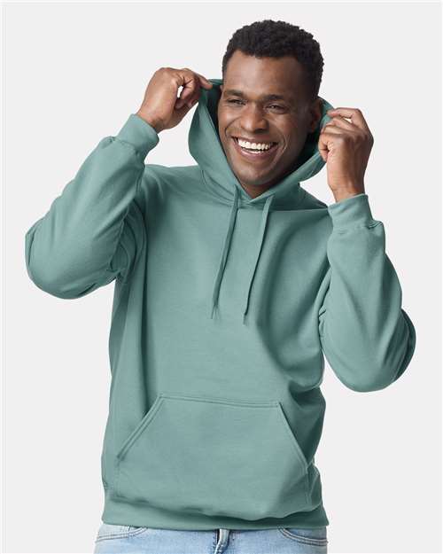 Unisex Softstyle® Midweight Hooded Sweatshirt - Aquatic -  - 9352 - Toronto Screen Printing- Color