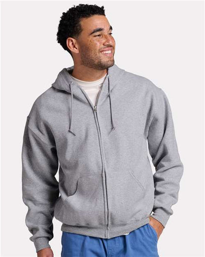 Unisex Rugged Full-Zip Hooded Sweatshirt -  - 12542
