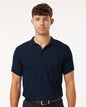 Men's Pique Polo - Navy -  - 12539