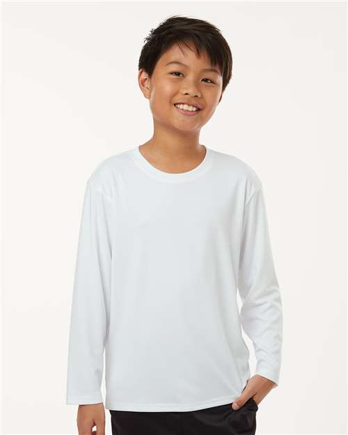 Youth Pro-Lock Performance Long Sleeve T-Shirt -  - 12548 - Toronto Screen Printing- Color