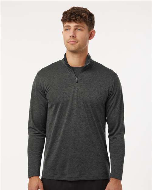 Men's Pro-Lock Performance Mélange Quarter-Zip Pullover -  - 12559 - Toronto Screen Printing- Color