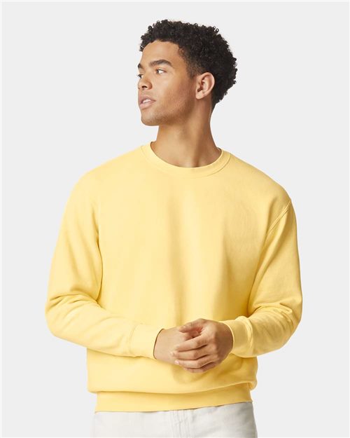 Unisex Garment-Dyed Lightweight Fleece Crewneck Sweatshirt -  - 11675