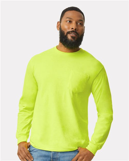Unisex Ultra Cotton® Long Sleeve Pocket T-Shirt -  - 117