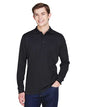 Men's Pinnacle Performance Long Sleeve Piqué Polo with Pocket -  - 13186