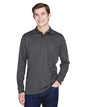 Men's Pinnacle Performance Long Sleeve Piqué Polo with Pocket -  - 13186