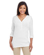 Women's Perfect Fit™ Y-Placket Convertible Sleeve Knit Top -  - 13190