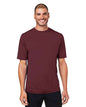 Unisex Capital Performance T-Shirt - Burgundy -  - 13189