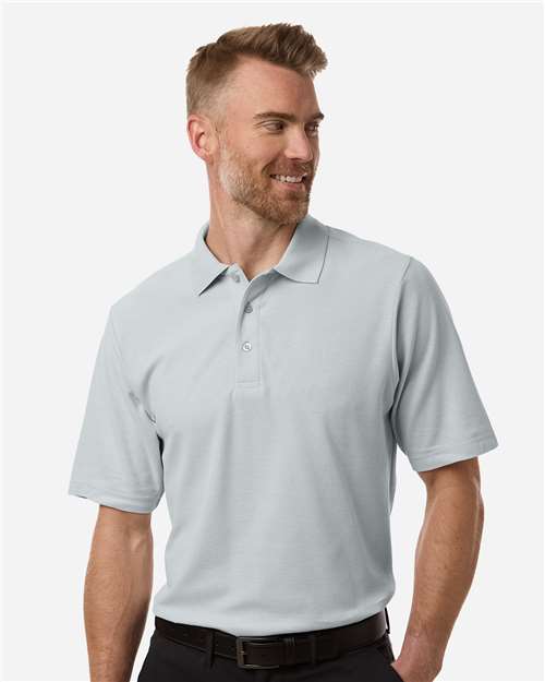Men's Resolve CVC Performance Pique Polo - Platinum -  - 13192