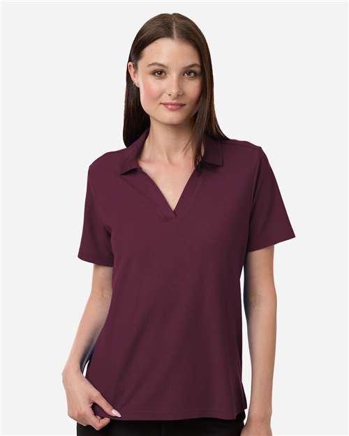 Women's Resolve CVC Performance Pique Polo - Burgundy -  - 13194