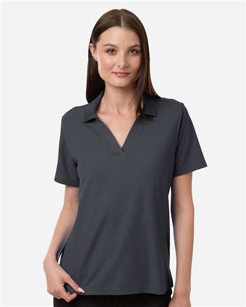 Women's Resolve CVC Performance Pique Polo - Carbon -  - 13194