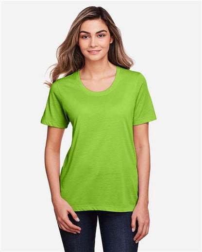 Women's Fusion ChromaSoft™ Performance T-Shirt - Acid Green -  - 13198 - Toronto Screen Printing- Color