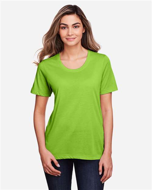Women's Fusion ChromaSoft™ Performance T-Shirt - Acid Green -  - 13198 - Toronto Screen Printing- Color