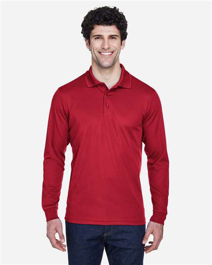 Men's Pinnacle Performance Long Sleeve Piqué Polo -  - 13201