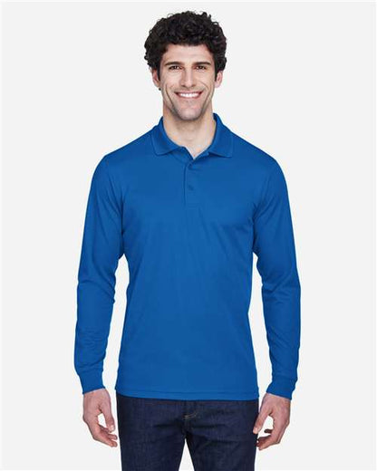 Men's Pinnacle Performance Long Sleeve Piqué Polo -  - 13201