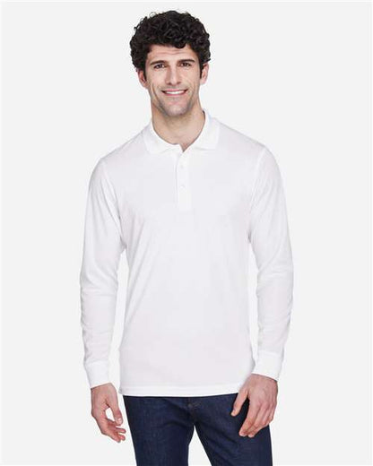 Men's Pinnacle Performance Long Sleeve Piqué Polo -  - 13201