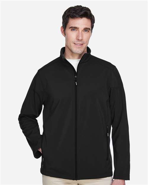 Men's Cruise Two-Layer Fleece Bonded Soft Shell Jacket -  - 13235 - Toronto Screen Printing- Color